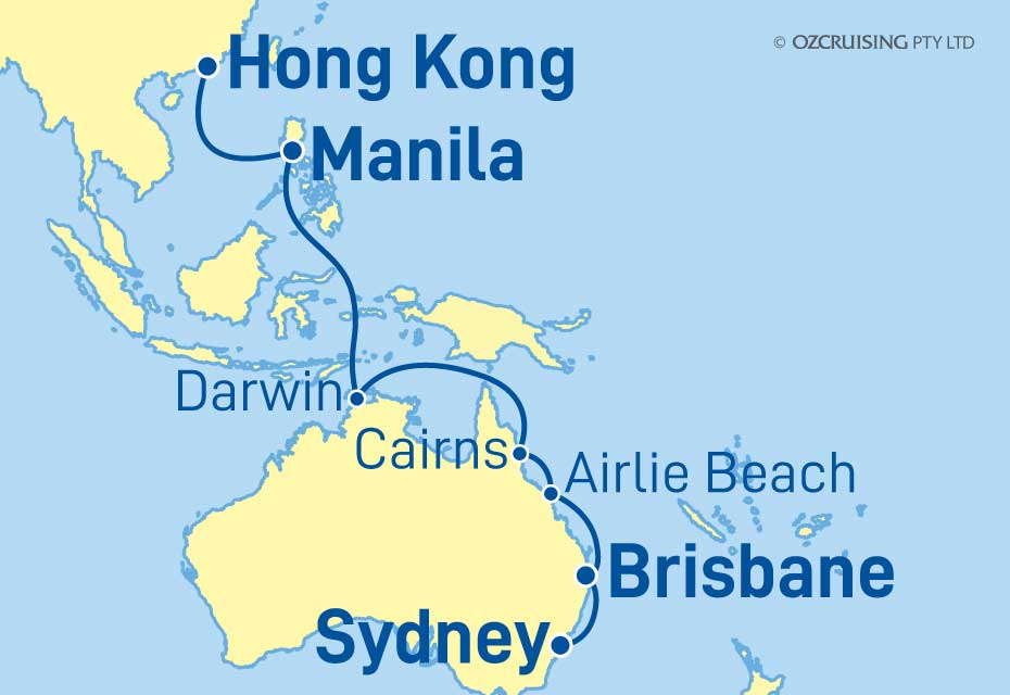 Queen Anne Sydney to Hong Kong - Cruises.com.au