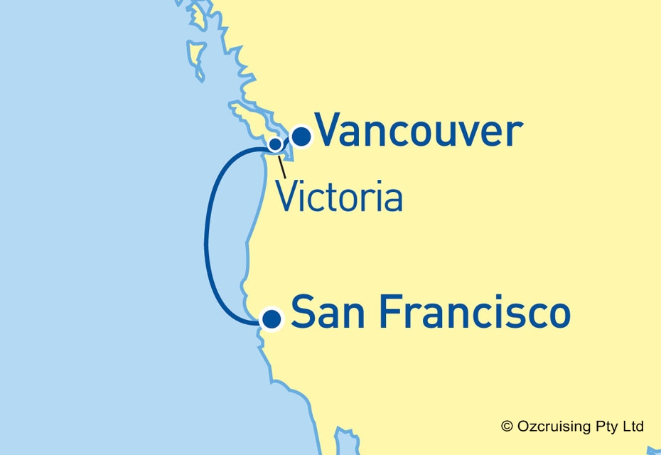 ms Volendam San Francisco to Vancouver - Cruises.com.au