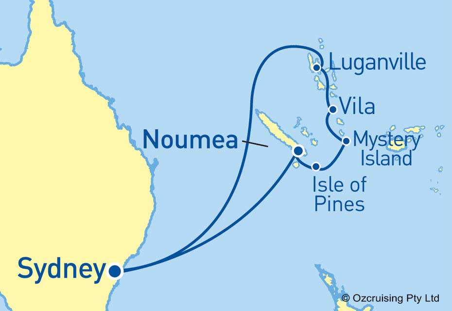 Carnival Spirit South Pacific - Cruises.com.au