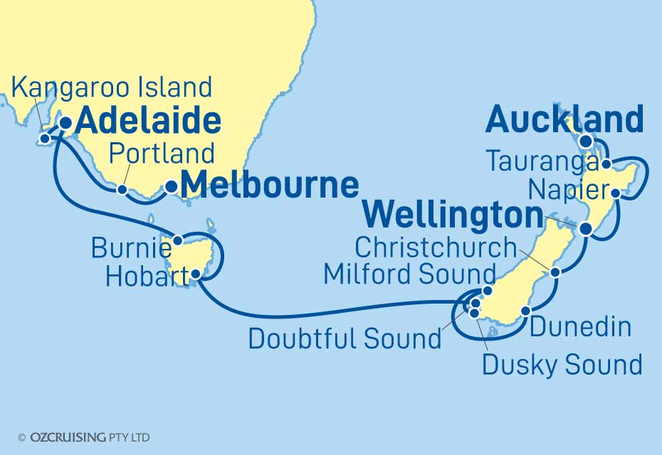Norwegian Sun Melbourne to Auckland - Ozcruising.com.au