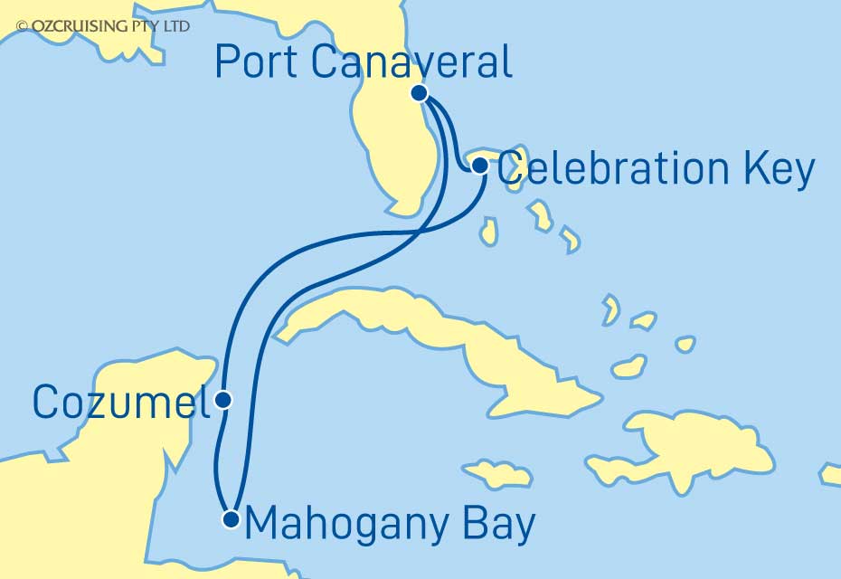 Carnival Mardi Gras Caribbean & Bahamas - Ozcruising.com