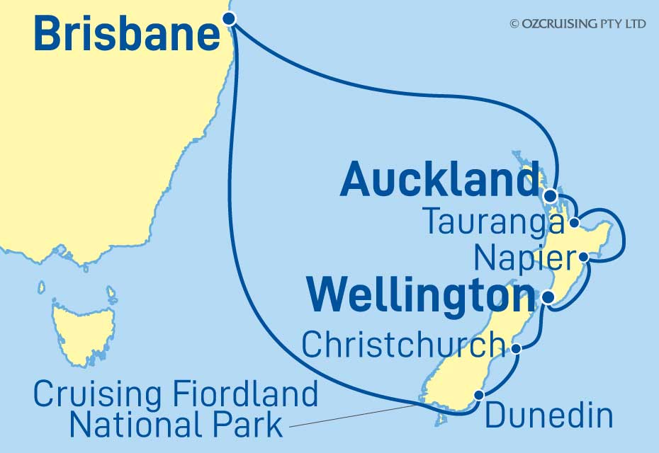 Pacific Encounter New Zealand - Cruises.com.au