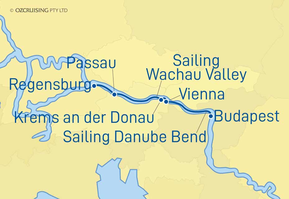 Viking Egil Regensburg to Budapest - Ozcruising.com.au