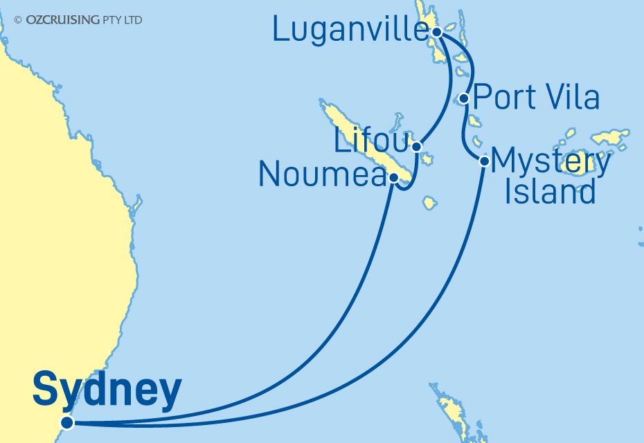 Brilliance Of The Seas South Pacific - Ozcruising.com.au