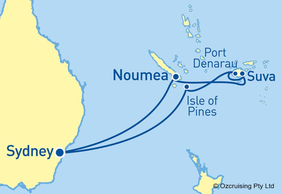 Carnival Spirit South Pacific / Fiji - Cruises.com.au