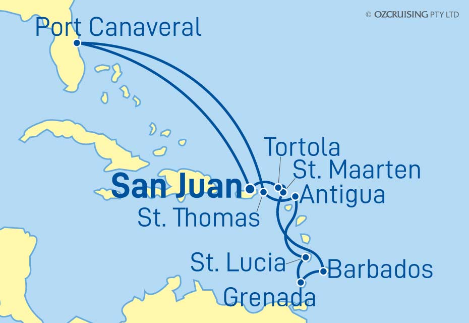 14 Night Caribbean Cruise on the Carnival Venezia CL25VX30NOV25