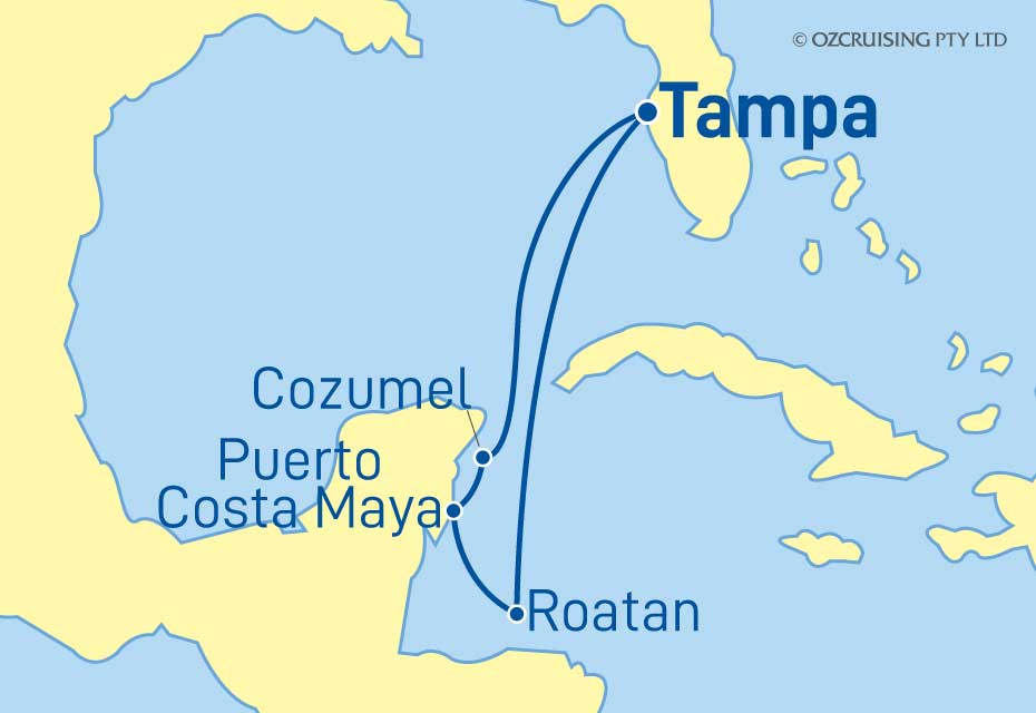 Rhapsody Of The Seas Mexico & Roatan - Ozcruising.com