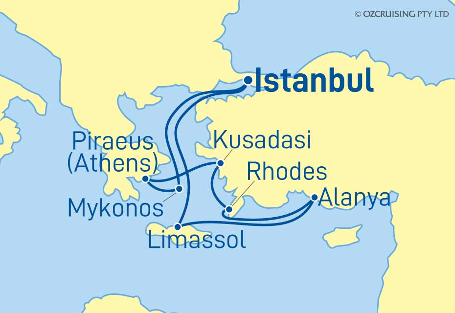 ms Oosterdam Greece, Turkey & Limassol - Cruises.com.au