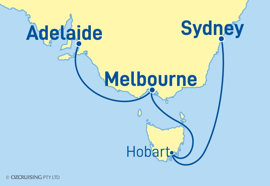Crown Princess Adelaide to Sydney - Cruises.com.au