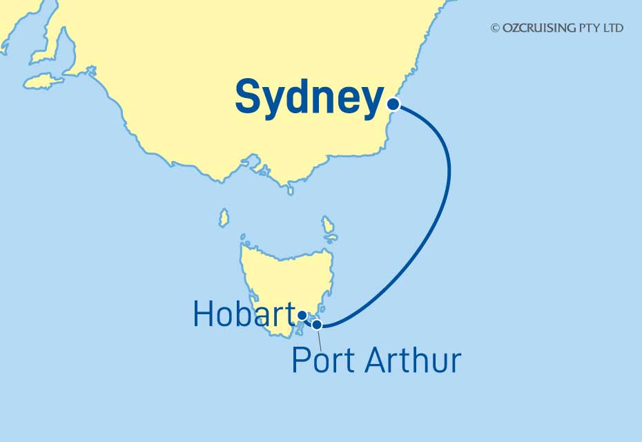 3 Night Sydney to Hobart Cruise on the Crown Princess PC263602A