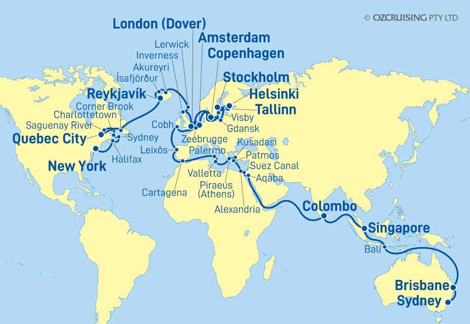 Cruise Map