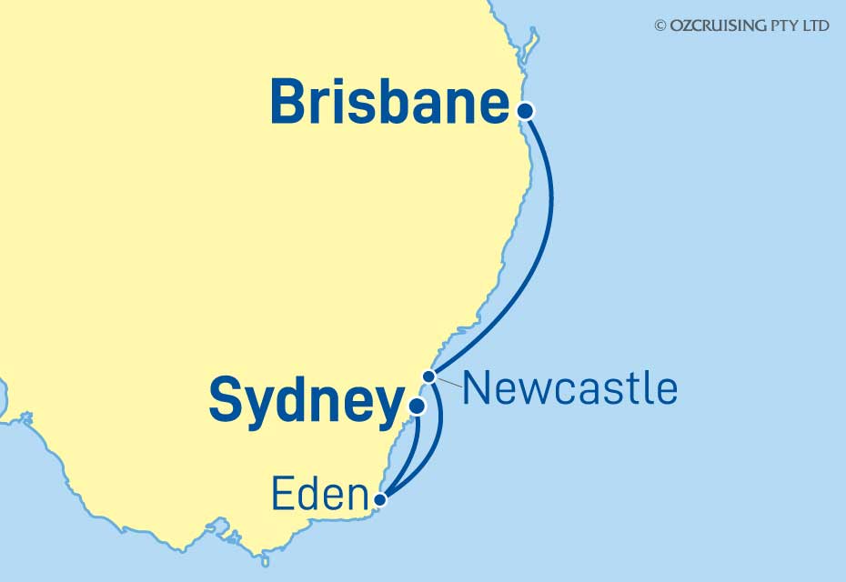 Grand Princess Brisbane to Sydney - Ozcruising.com.au
