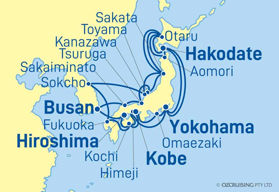 28 Night Japan & South Korea Cruise on the ms Westerdam - HA24-W422A.2 ...