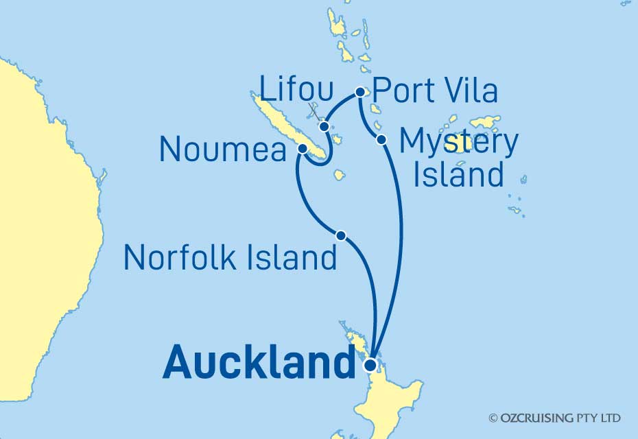 Pacific Explorer South Pacific & Norfolk Island - Cruises.com.au