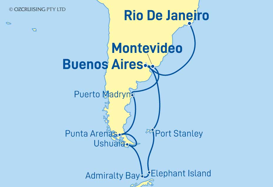 Norwegian Star Rio de Janeiro to Buenos Aires - Ozcruising.com.au