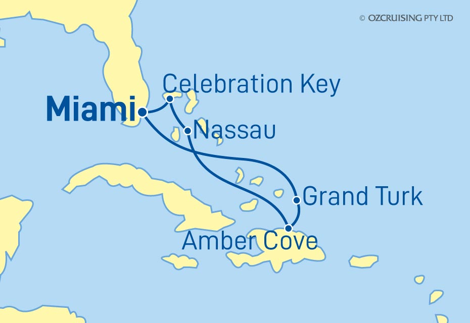 7 Night Caribbean & Bahamas Cruise on the Carnival Celebration CL26