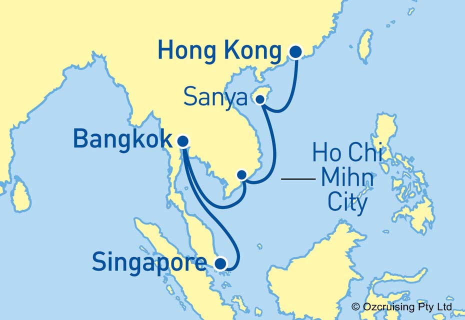 8 Night Hong KongSingapore Cruise on the Voyager Of The Seas