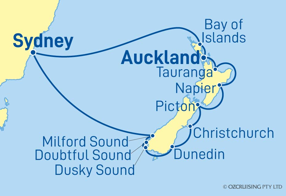 Cruise Map