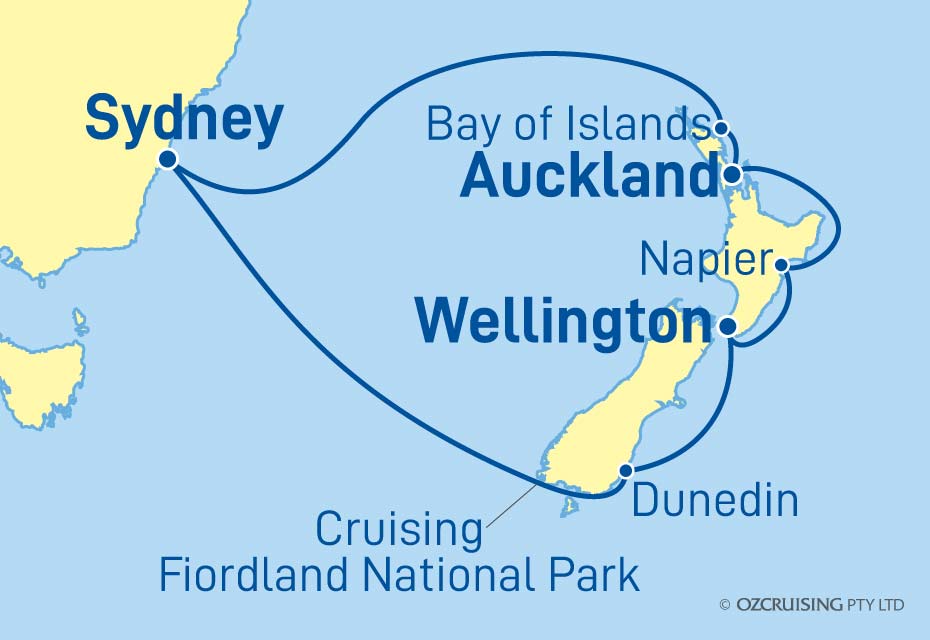 Queen Elizabeth New Zealand - Cruises.com.au