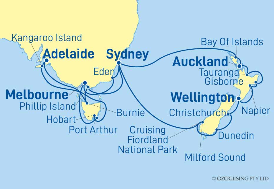 ms Noordam New Zealand & Tasmania - Cruises.com.au