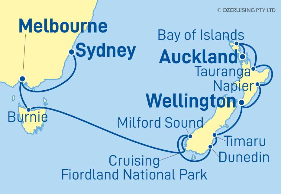 ms Noordam Sydney to Auckland - Cruises.com.au