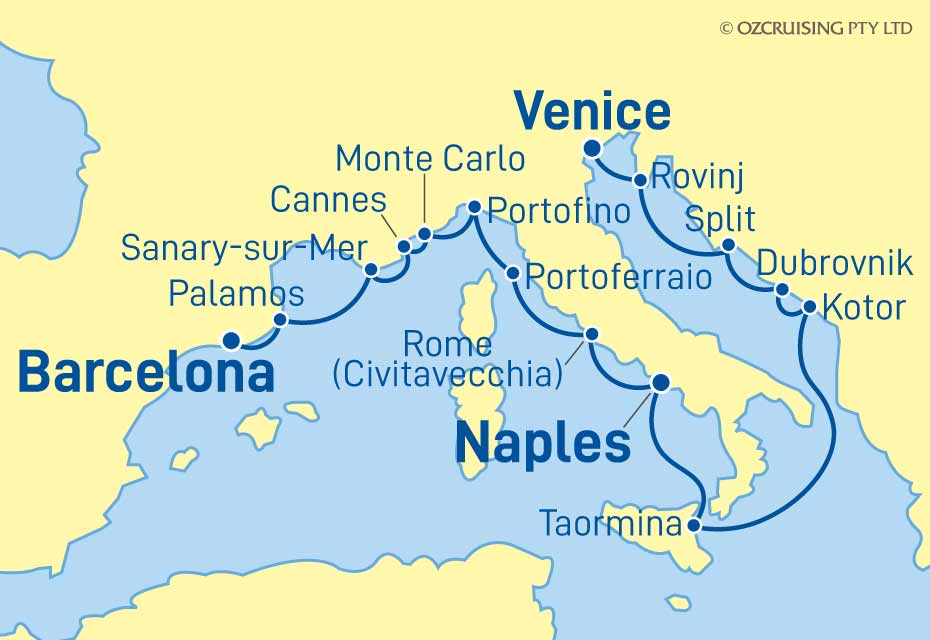 Cruise Map