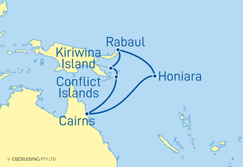 Pacific Explorer Solomon Islands & PNG - Cruises.com.au