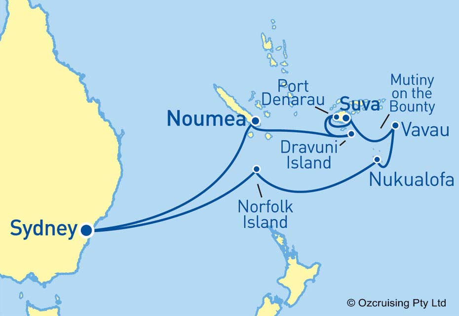 Pacific Pearl Mutiny On The Bounty - Cruises.com.au