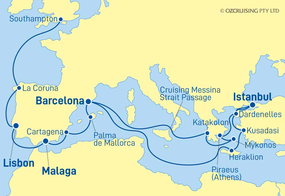 Cruise Map