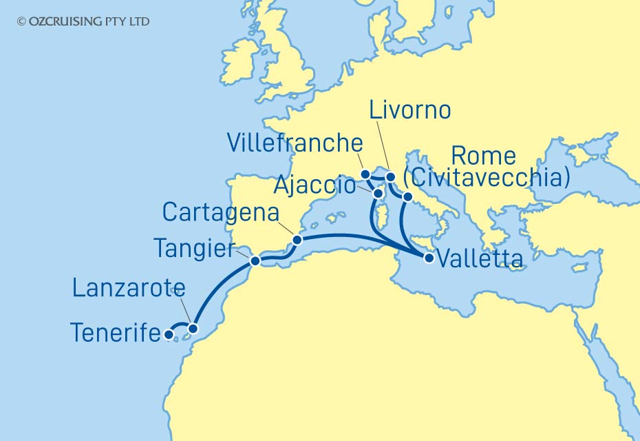 Cruise Map