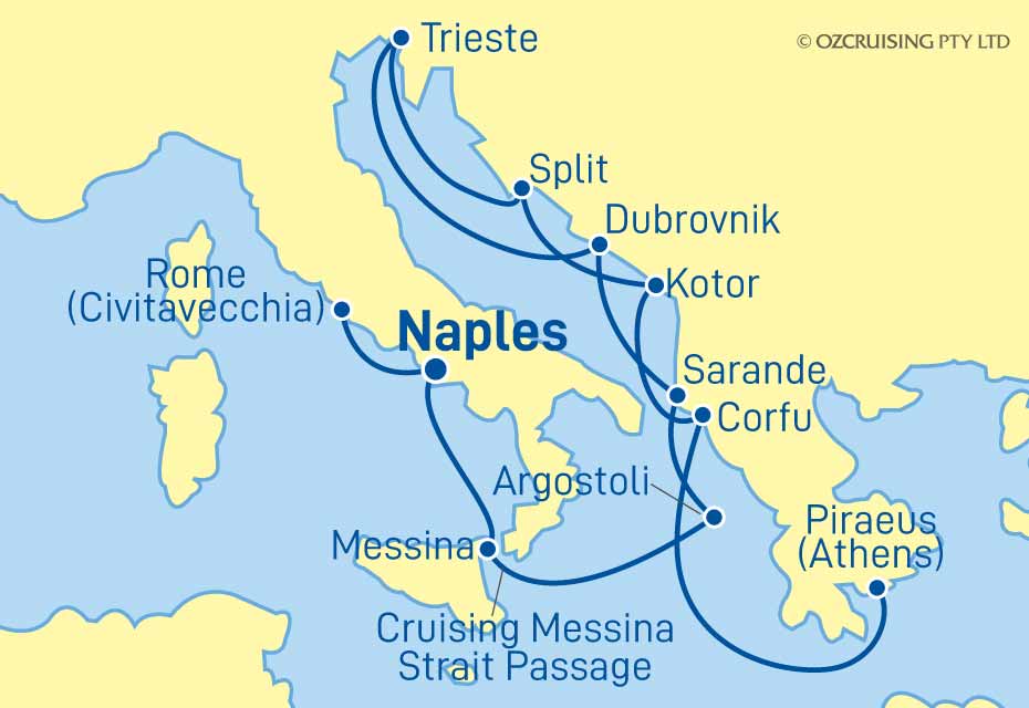 Nieuw Statendam Piraeus (Athens) to Rome (Civitavecchia) - Cruises.com.au