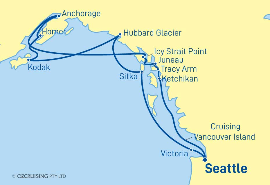 ms Zaandam Alaska - Cruises.com.au