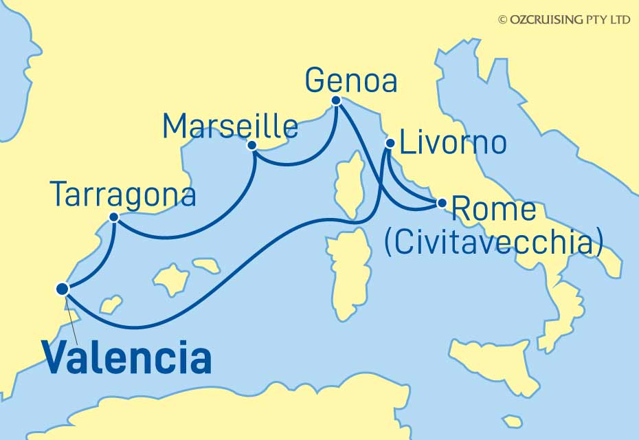 MSC Fantasia Spain & Italy - Cruises.com.au