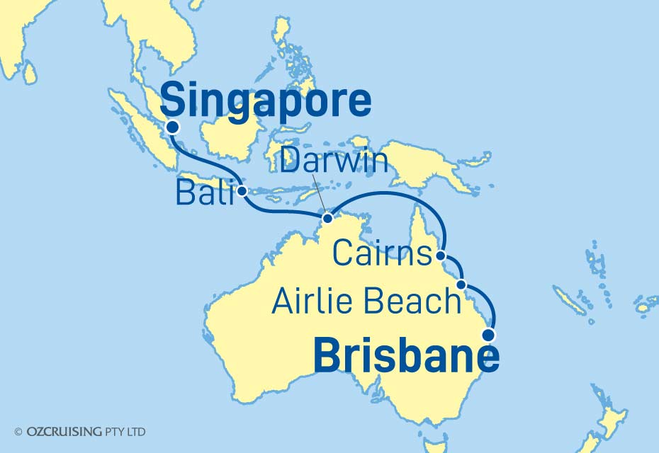 Voyager Of The Seas Singapore to Brisbane - Cruises.com.au