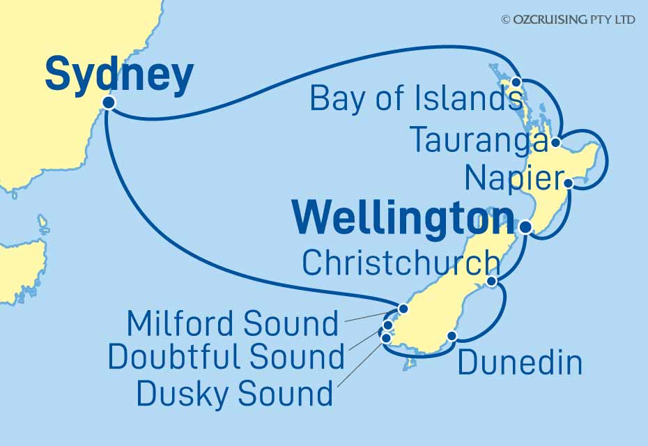 Anthem Of The Seas New Zealand - Ozcruising.com.au
