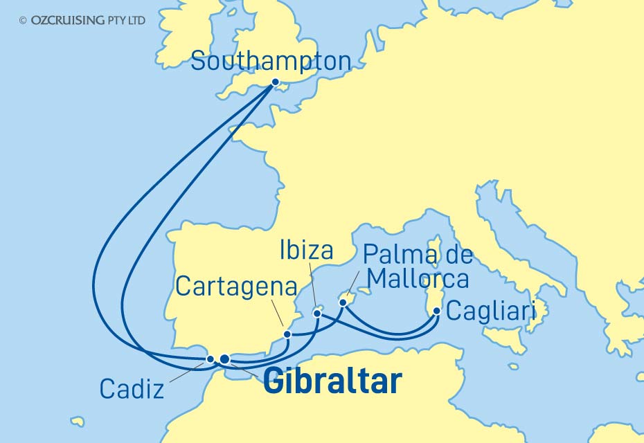 Cruise Map