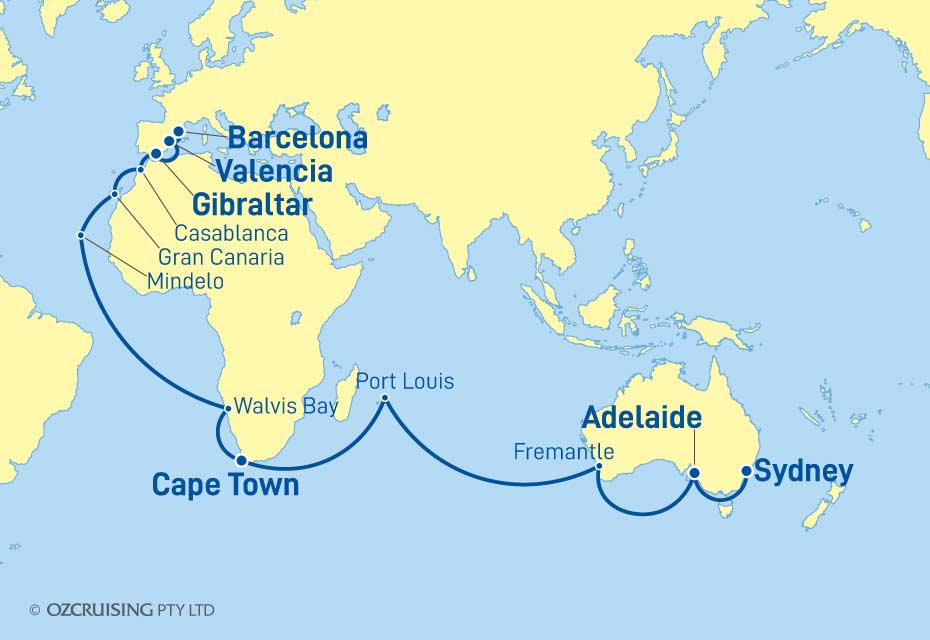 Cruise Map