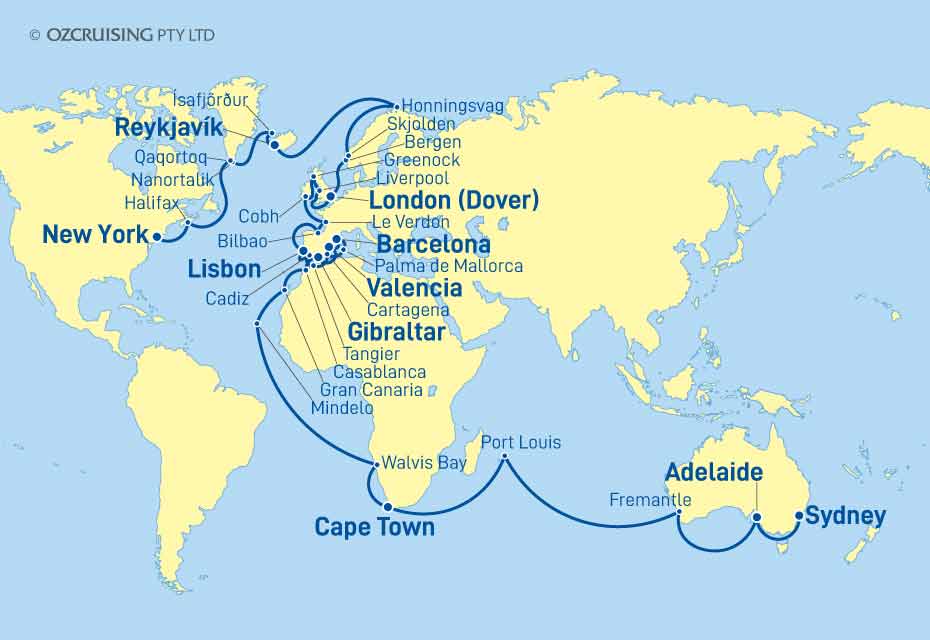 Cruise Map