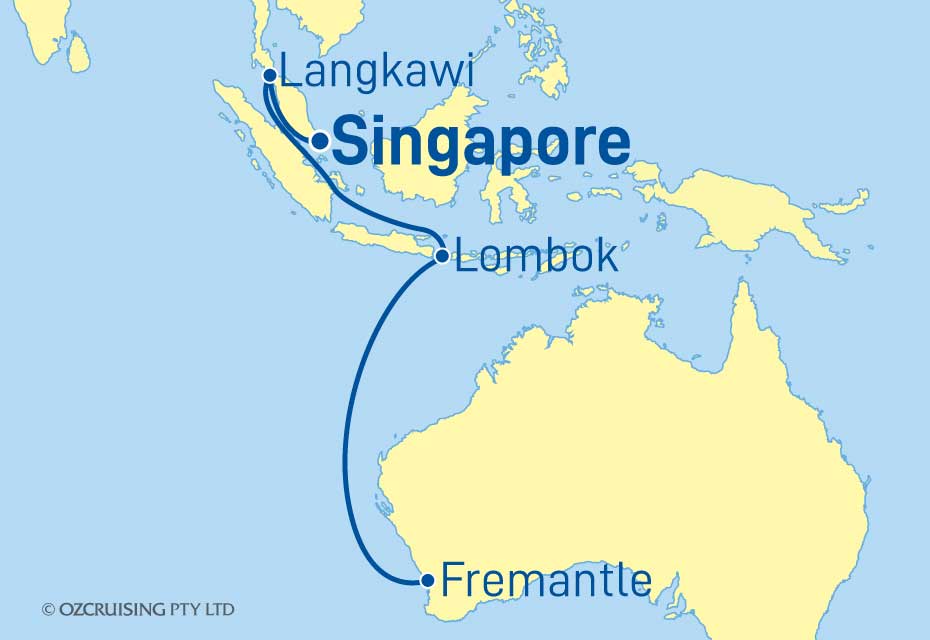 Pacific Explorer Fremantle to Singapore - Cruises.com.au