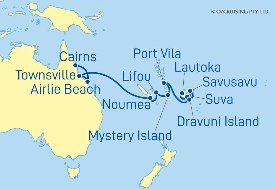 Norwegian Sun Fiji to Cairns - Cruises.com.au