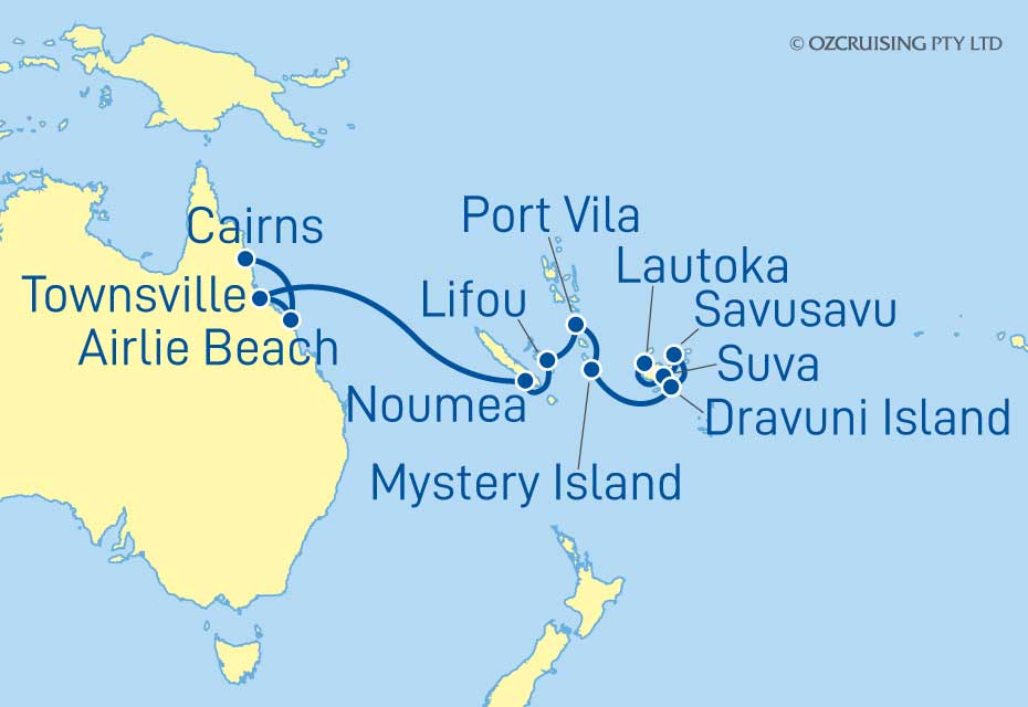 Norwegian Sun Cairns to Fiji - Cruises.com.au