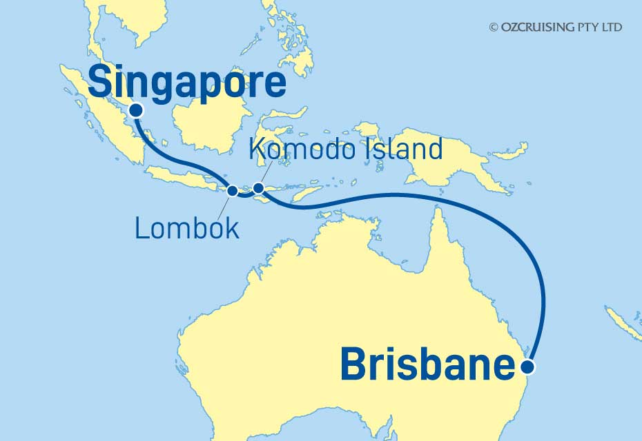 Pacific Encounter Singapore to Brisbane - Ozcruising.com.au