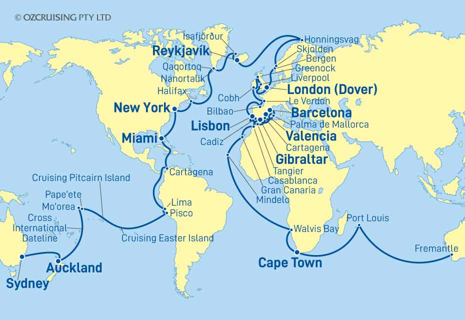 Cruise Map