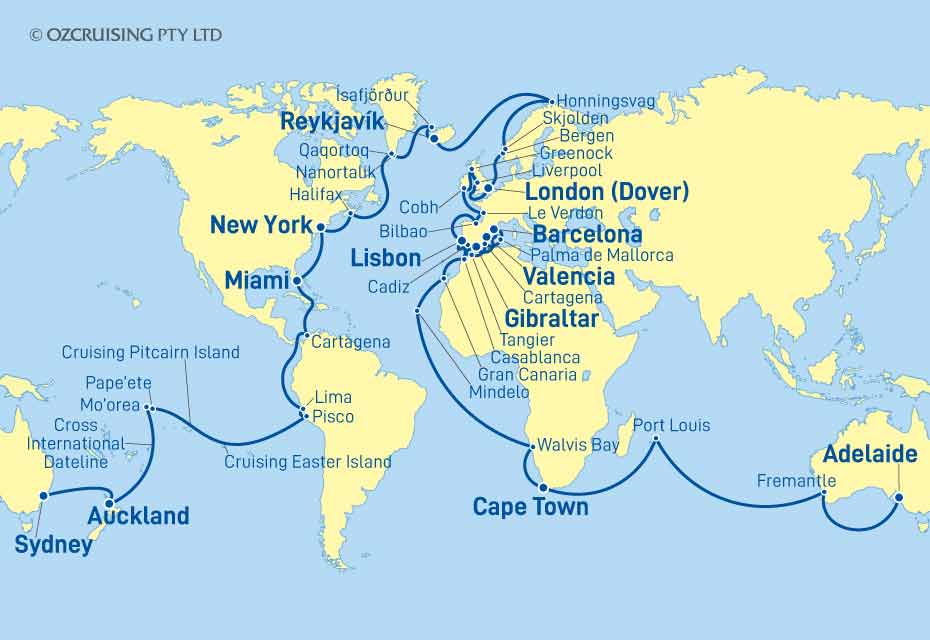 Cruise Map