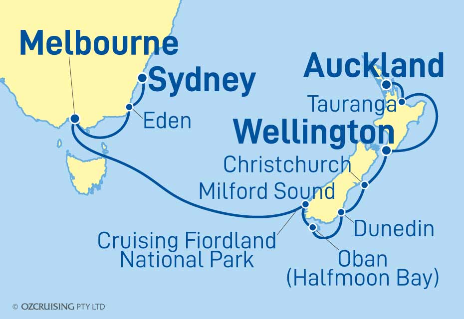 Seabourn Quest Sydney to Auckland - Ozcruising.com.au