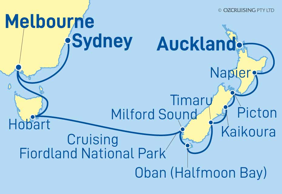 Seabourn Quest Sydney to Auckland - Cruises.com.au