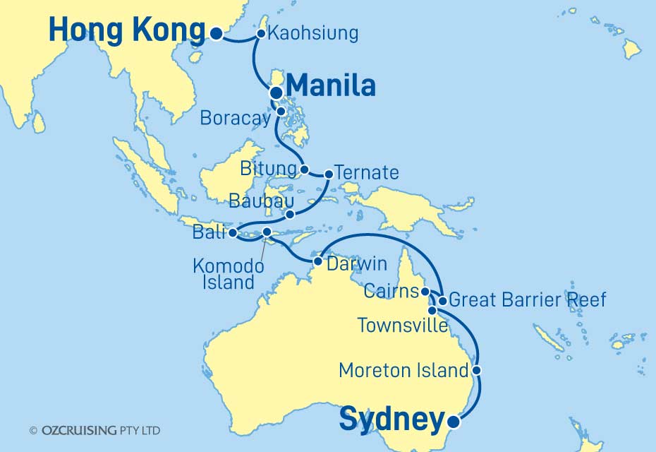 Seabourn Quest Sydney to Hong Kong - Cruises.com.au