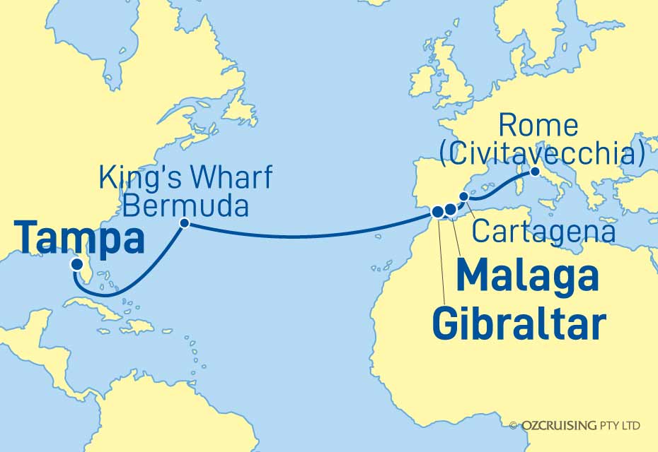 15 Night Rome to Tampa Cruise on the Carnival Legend CL26LE01NOV26.5