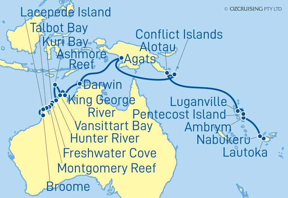 Cruise Map