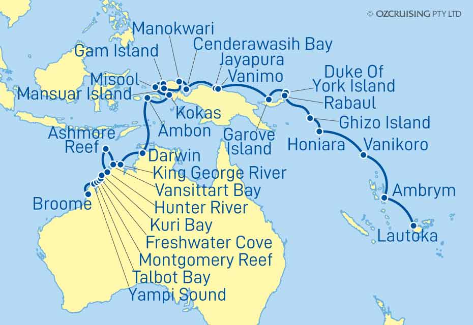 Cruise Map